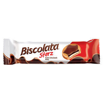 Biscolata Starz Sütlü Çikolata Kaplamalı Bisküvi 82 Gr