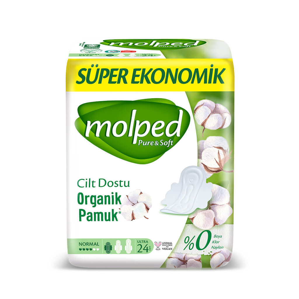 Molped Pure & Soft Normal Hijyenik Ped 24'lü