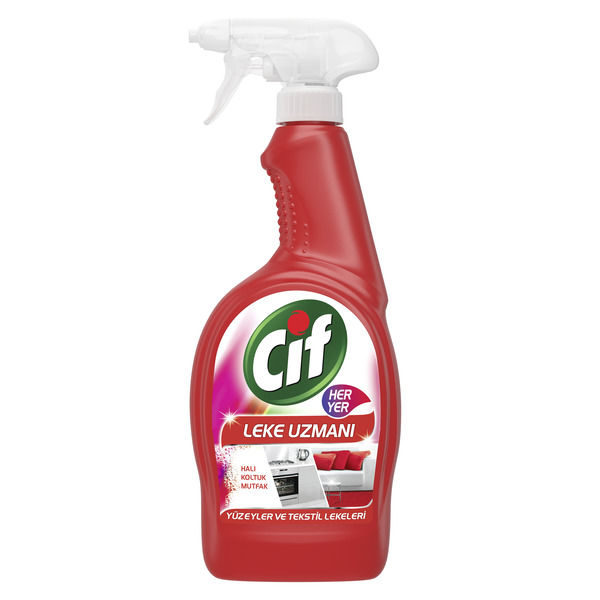 Cif Kırmızı Her Yer Leke Uzmanı Sprey 750 Ml