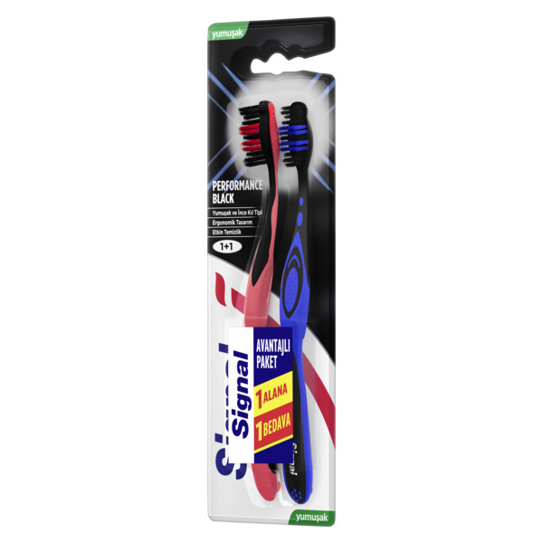 Signal Performance Black Diş Fırçası (1+1)