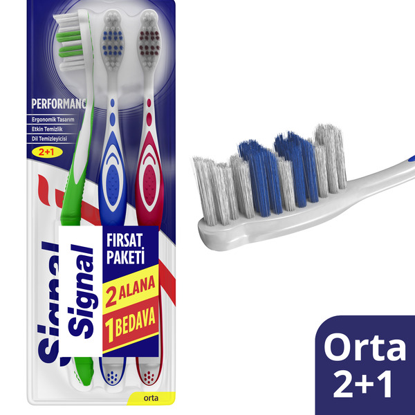 Signal Performance Diş Fırçası (2+1)
