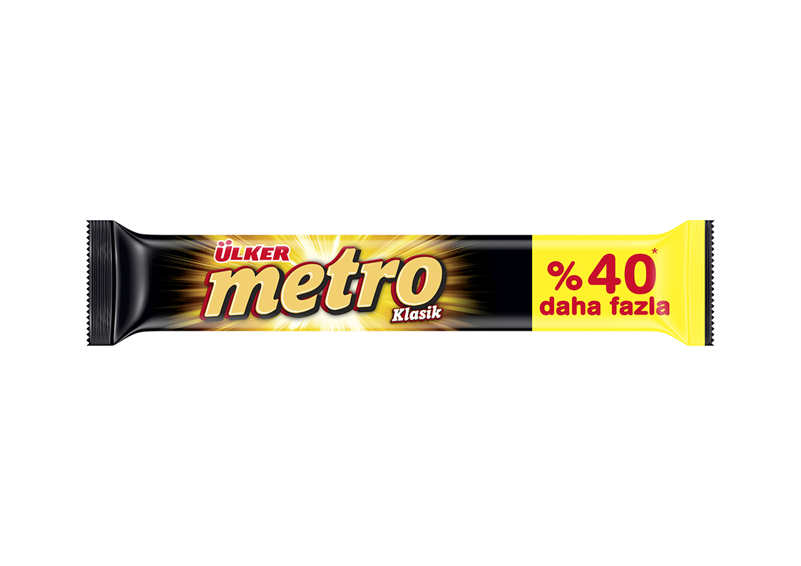 Ülker Metro Çikolata Kaplı Karamelli Çikolata Bar 50,4 Gr