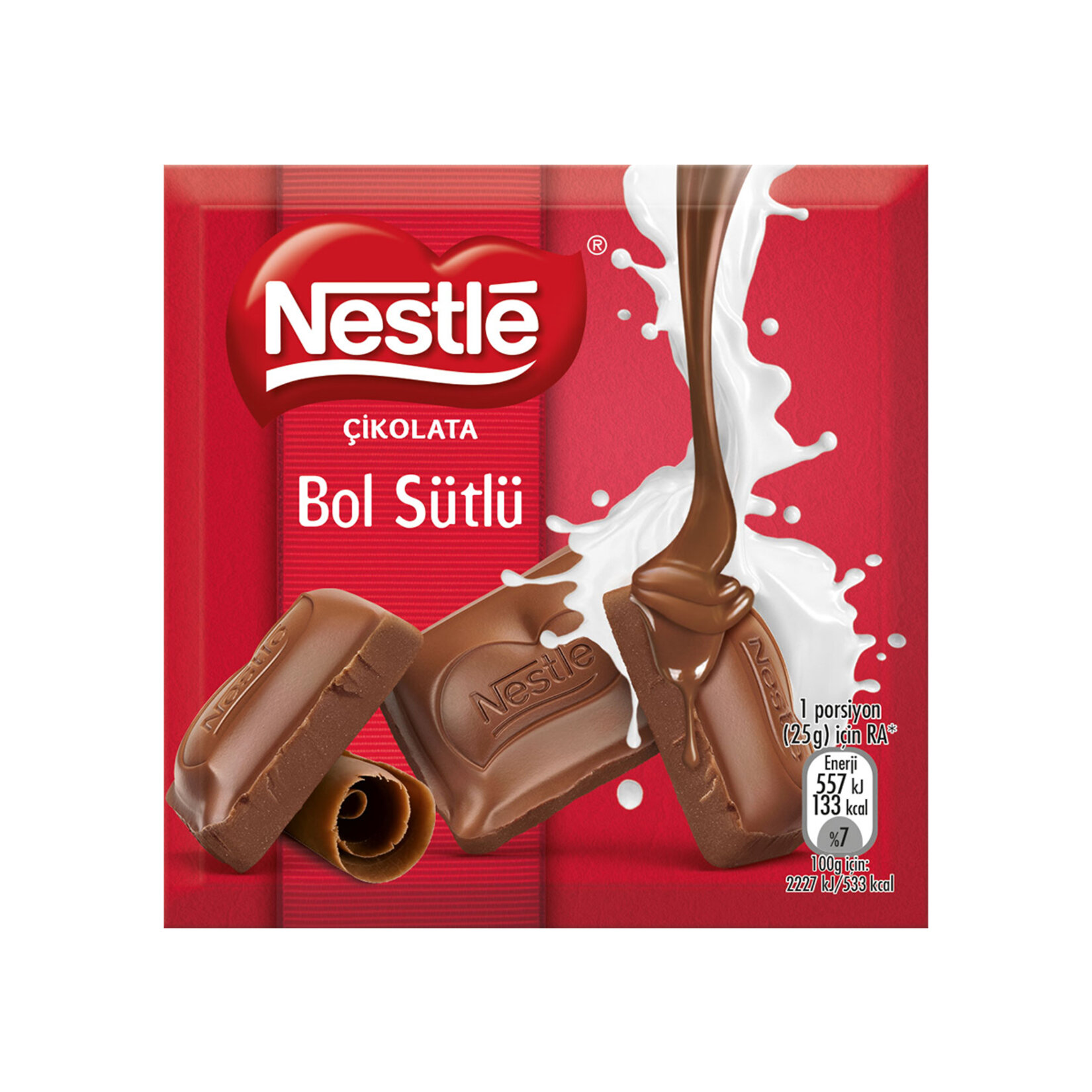 Nestle Sütlü Kare Çikolata 60 Gr