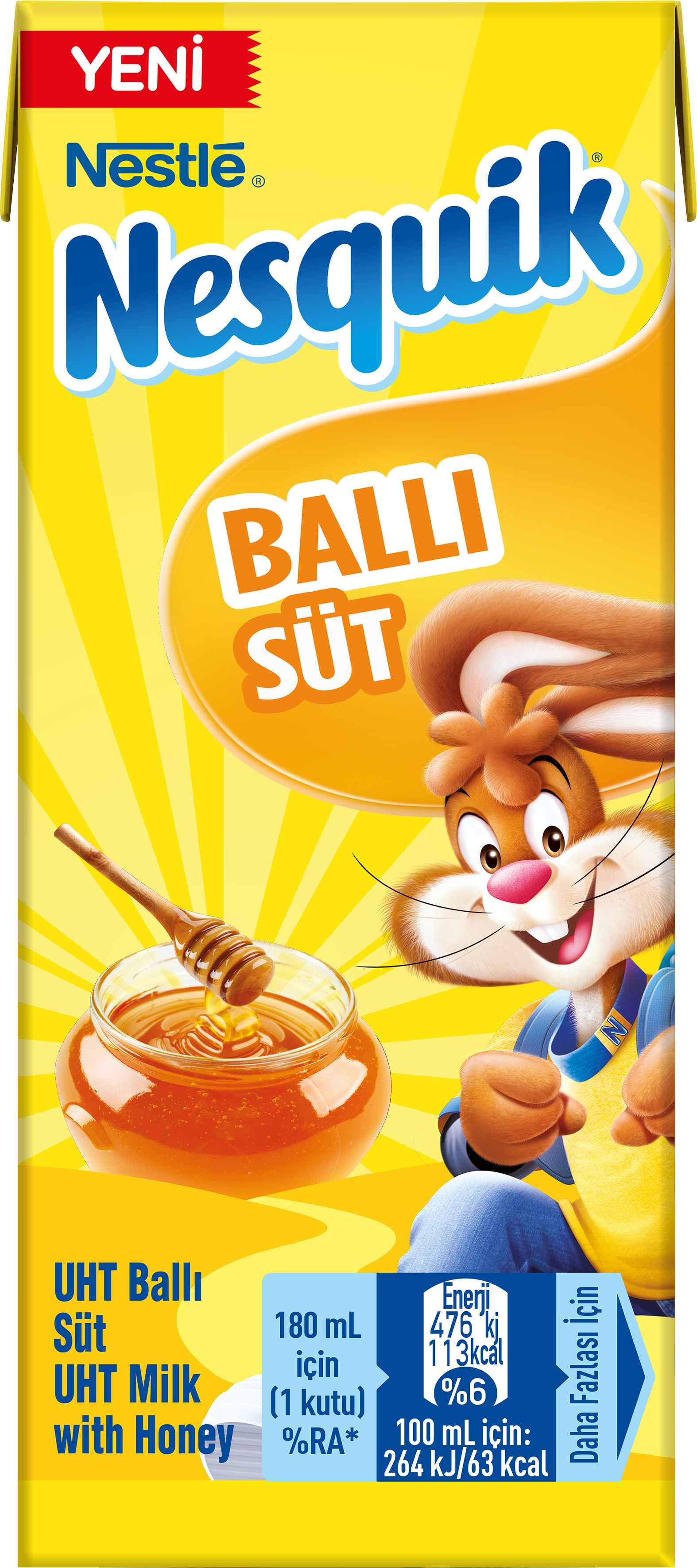 Nestle Nesquik Ballı Süt 180 Ml
