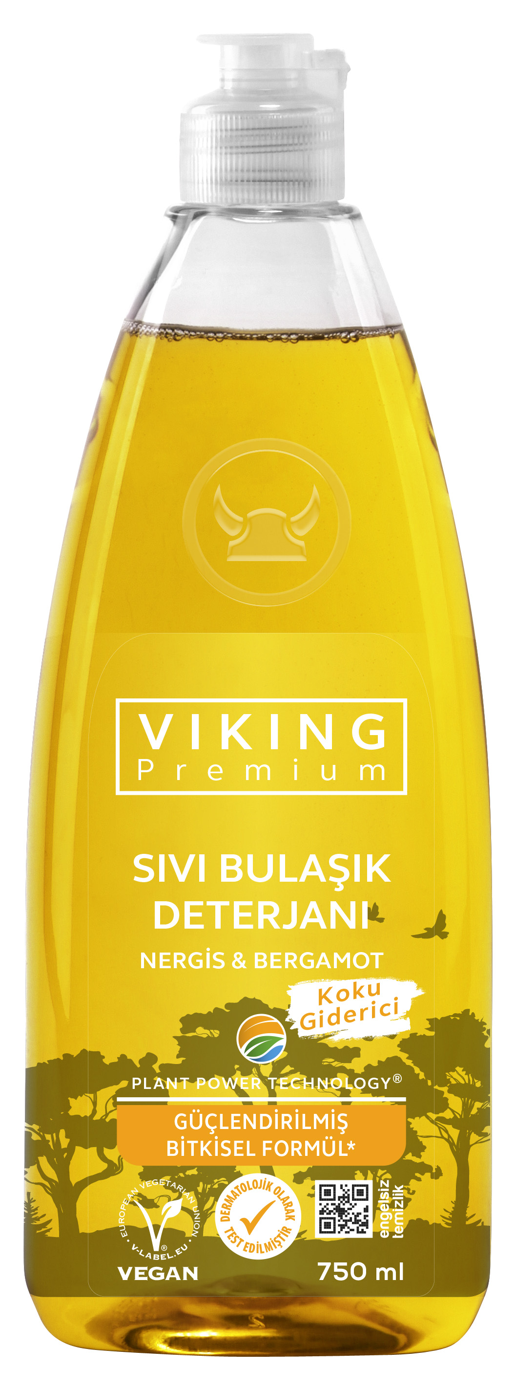 Viking Premium Nergis&Bergamot Kokulu Sıvı Bulaşık Deterjanı 750 Ml