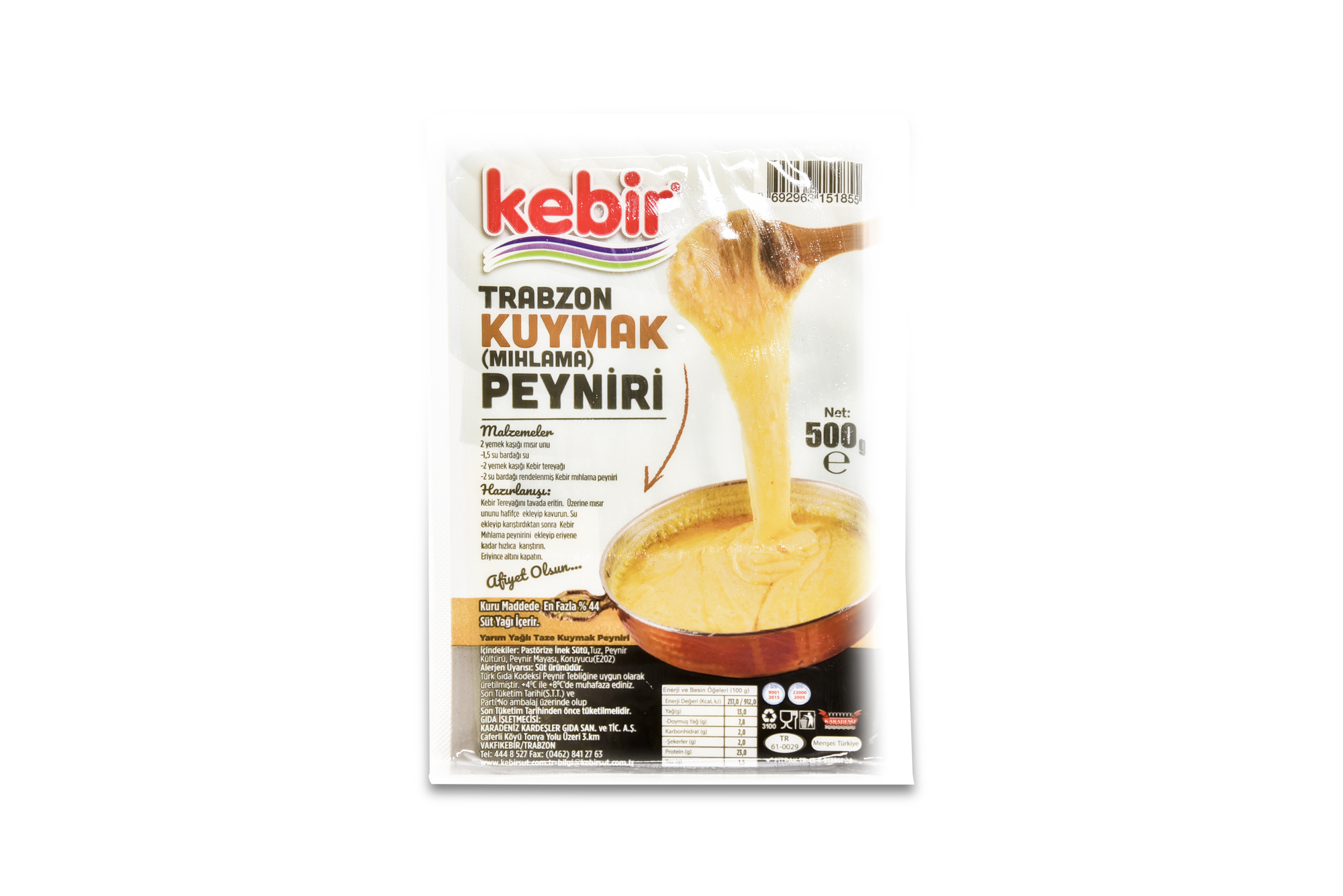 Kebir Trabzon Kuymak Peyniri 500 Gr
