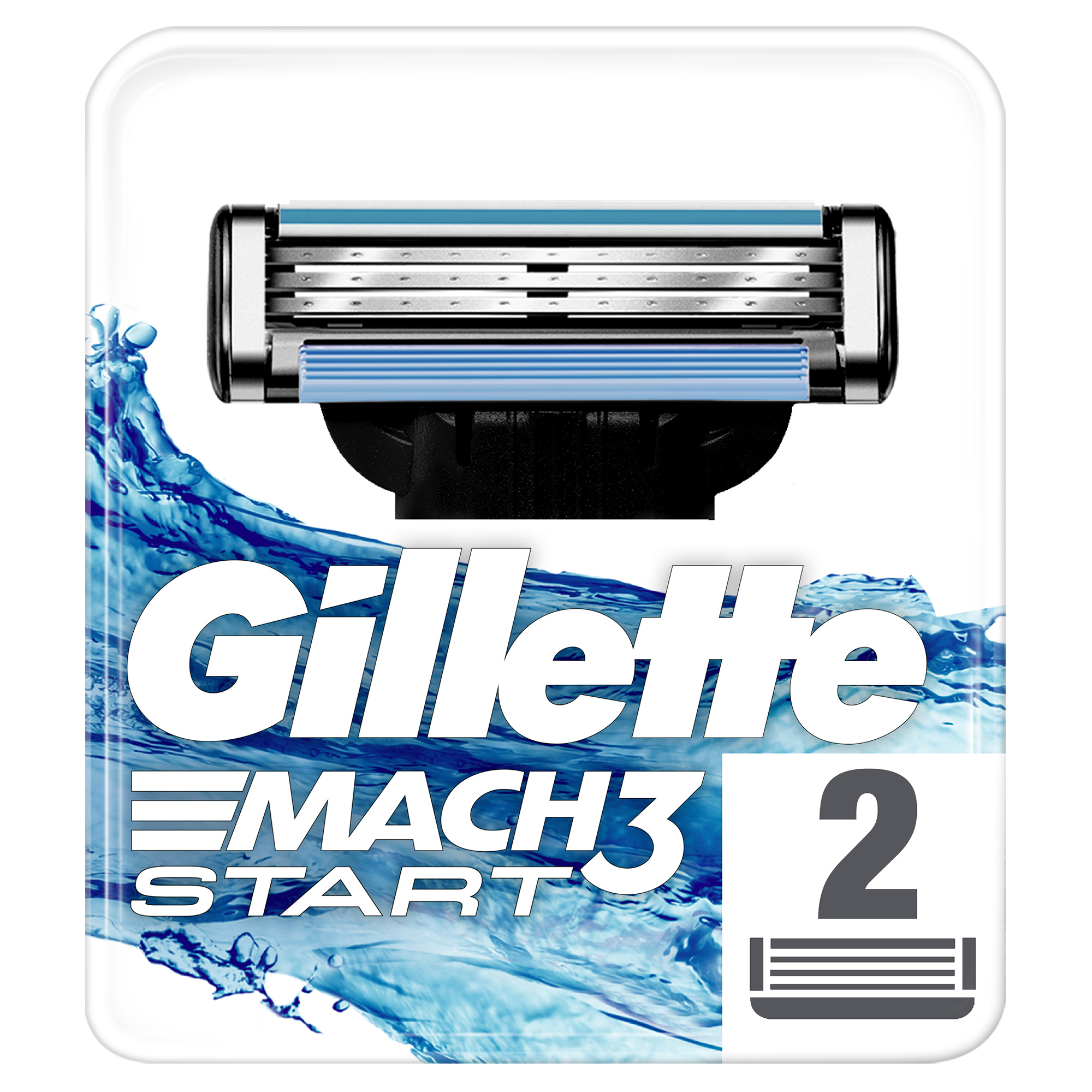 Gillette Mach3 Authentic Start Yedek Tıraş Bıçağı 2'li