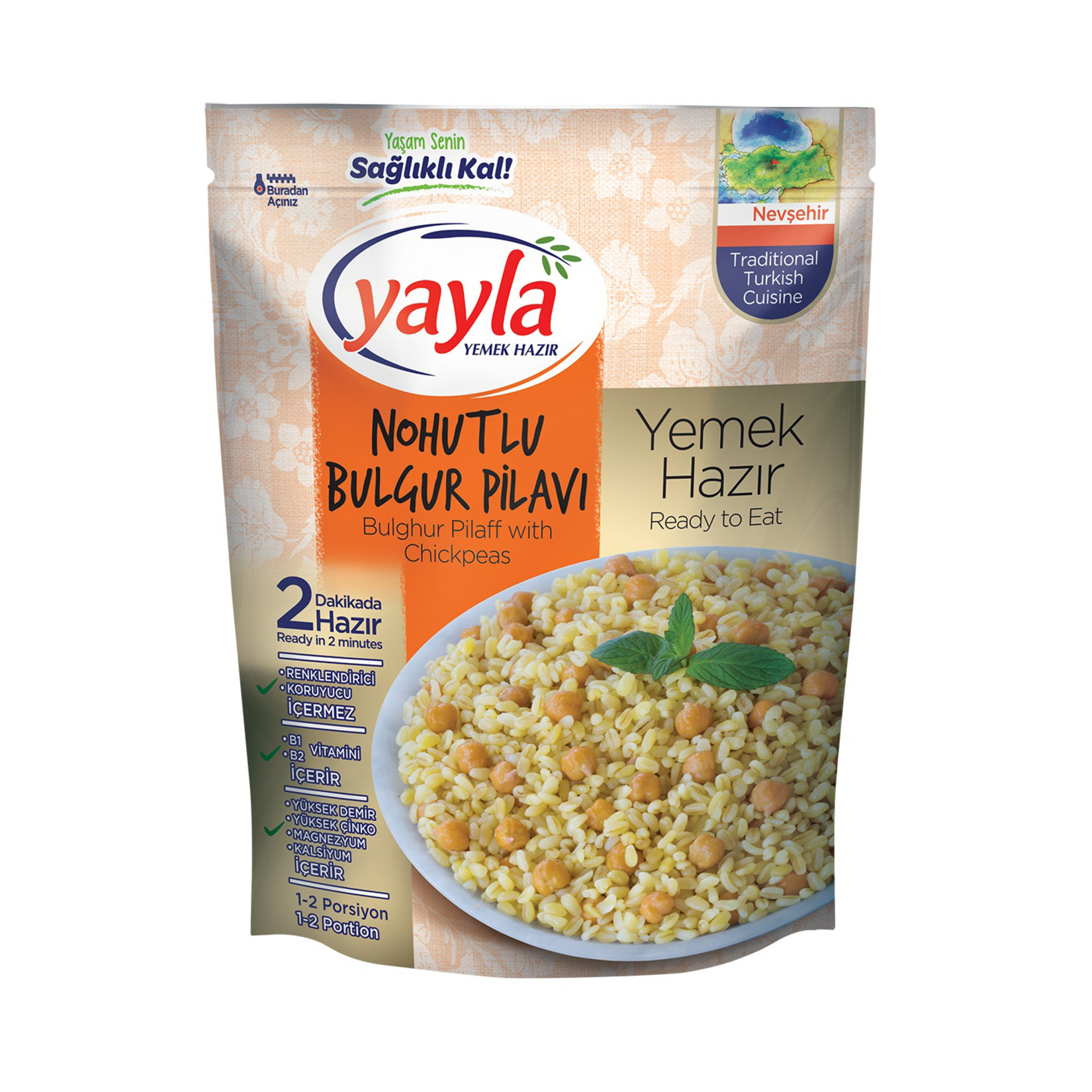 Yayla Nohutlu Bulgur Pilavı 250 Gr