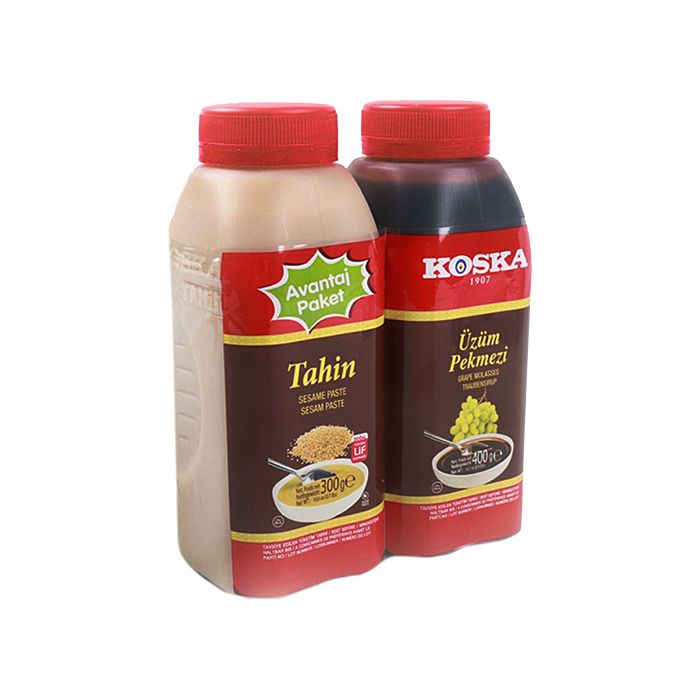 Koska Pratik Tahin Pekmez Avantaj Paket (400 Gr Üzüm Pekmezi+300 Gr Tahin)