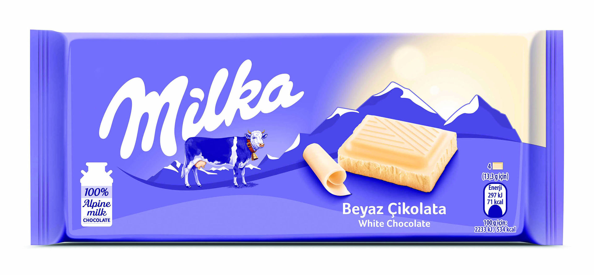 Milka Beyaz Tablet Çikolata 80 Gr