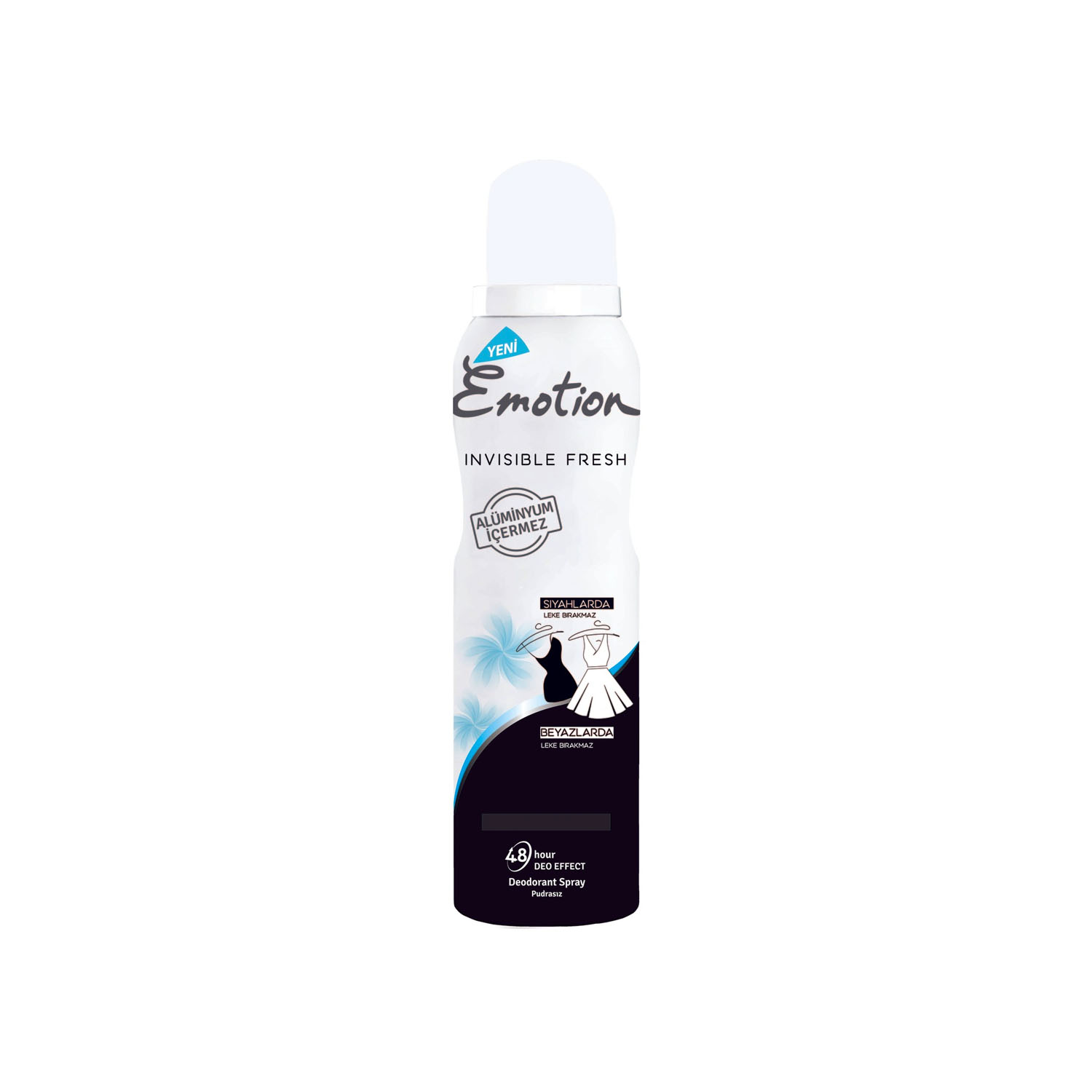 Emotion Invisible Fresh Black&White Sprey Deodorant 150 Ml