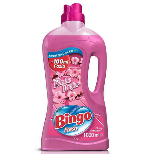 Bingo Fresh Pembe Düşler Yüzey Temizleyici 1 Lt