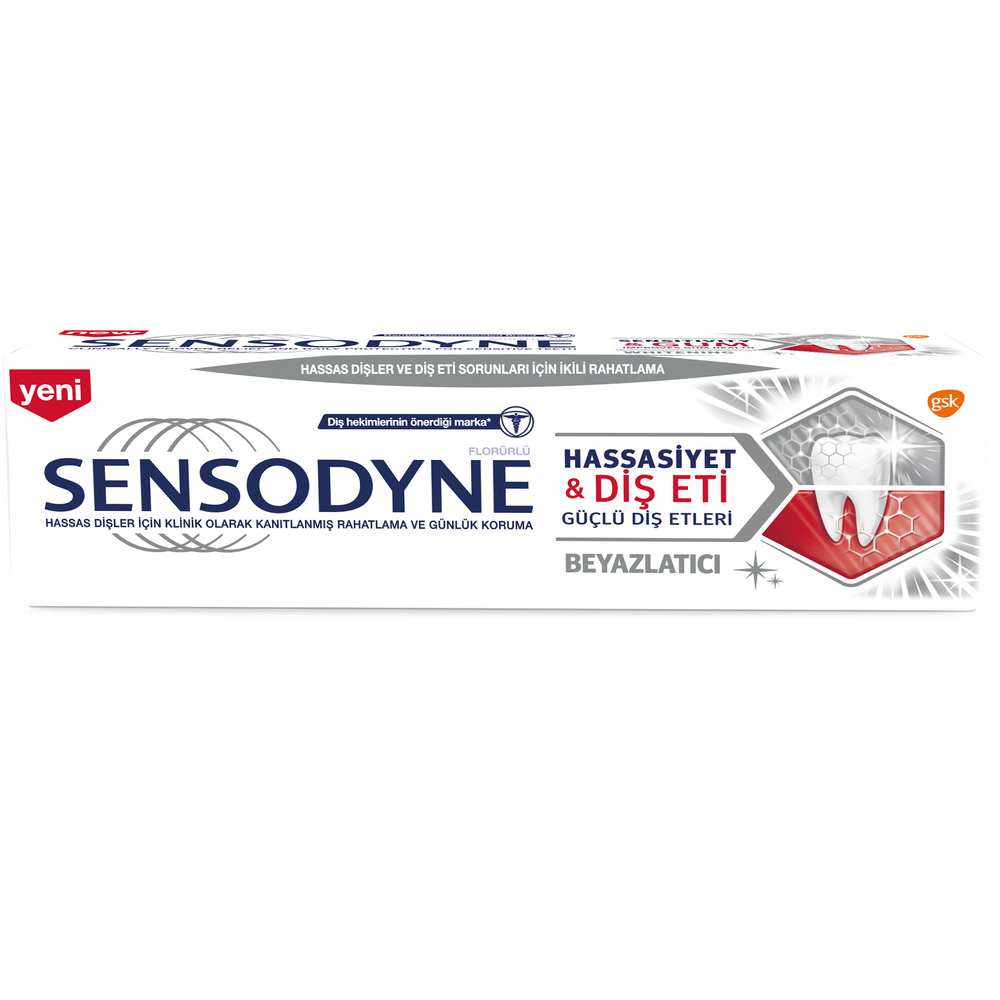 Sensodyne Hassasiyet &Diş Eti Beyazlatıcı Diş Macunu 75 Ml