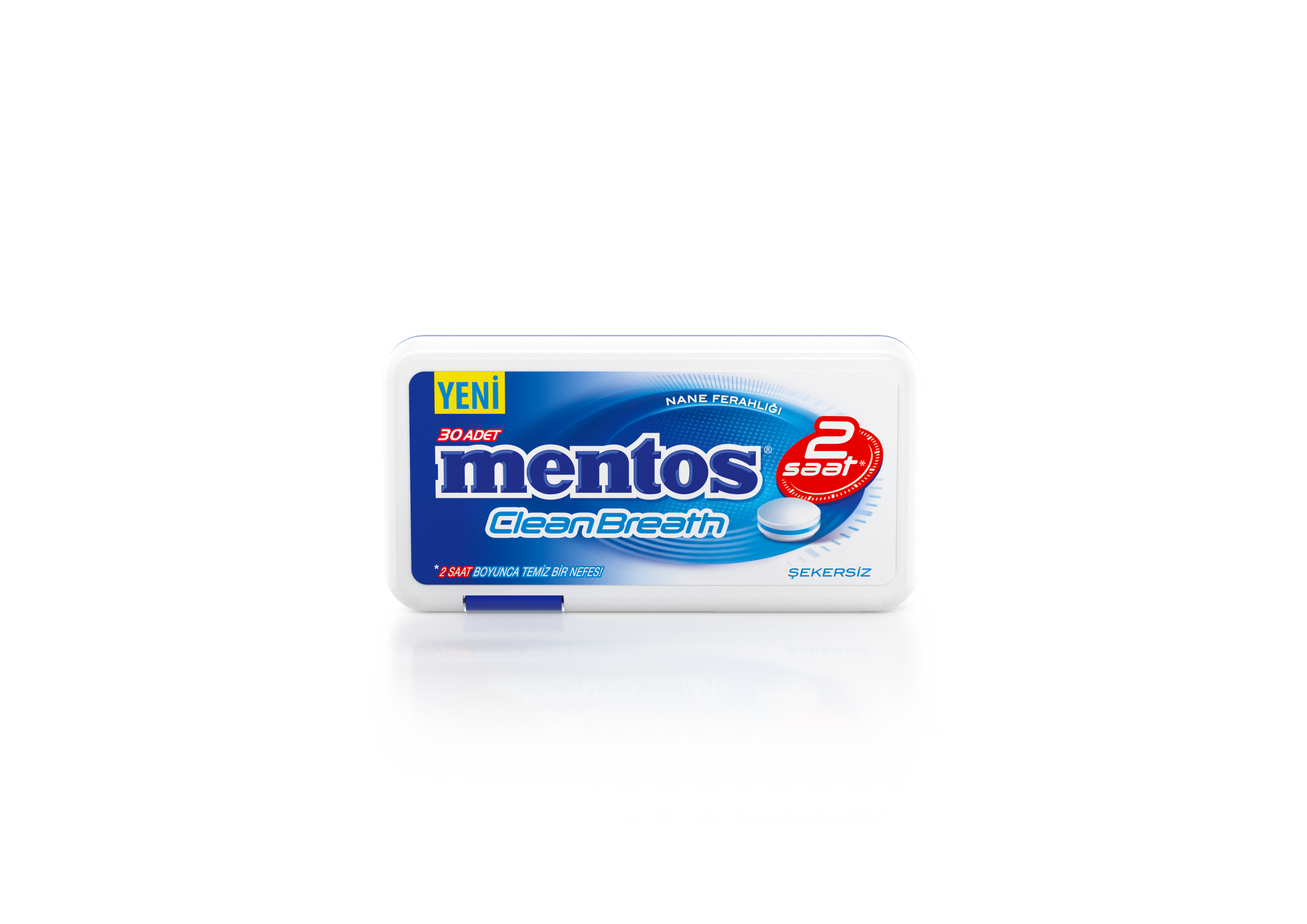 Mentos Clean Breth Yoğun Nane Aromalı Şeker 21 Gr