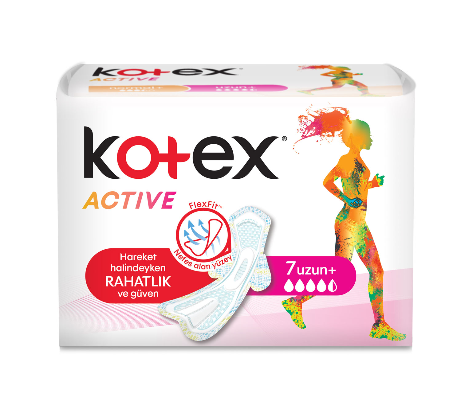Kotex Active Uzun Hijyenik Ped 7'li