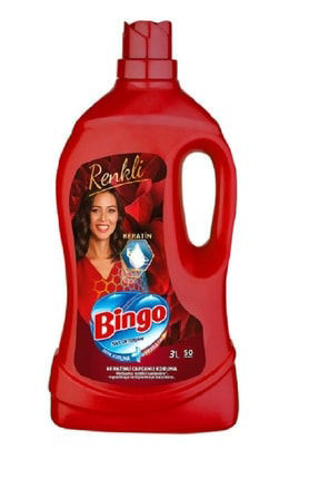 Bingo Lovely Renkli Sıvı Çamaşır Deterjanı 3000 Ml