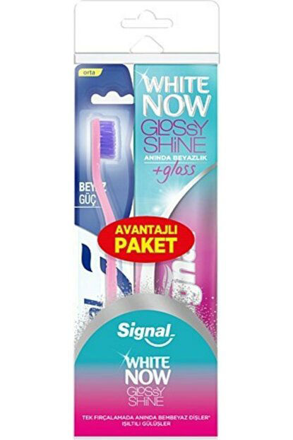 Signal White Now Glossy Shine Diş Macunu 75 Ml+Diş Fırçası