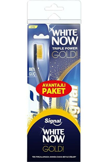 Signal White Now Gold Diş Macunu+Diş Fırçası