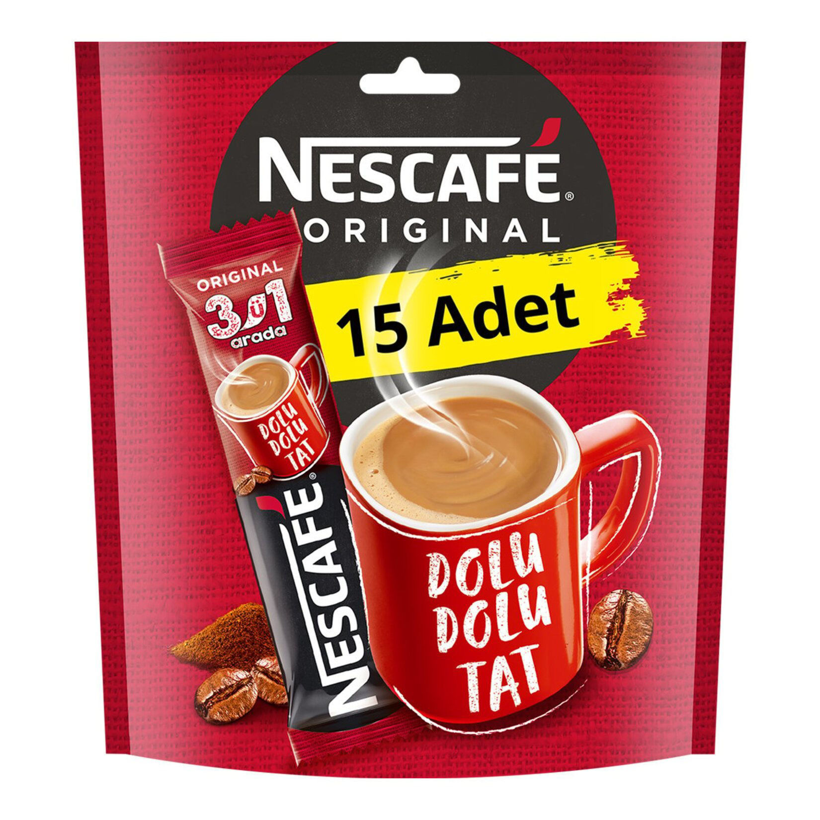 Nescafe Original 3ü 1 Arada 15'li