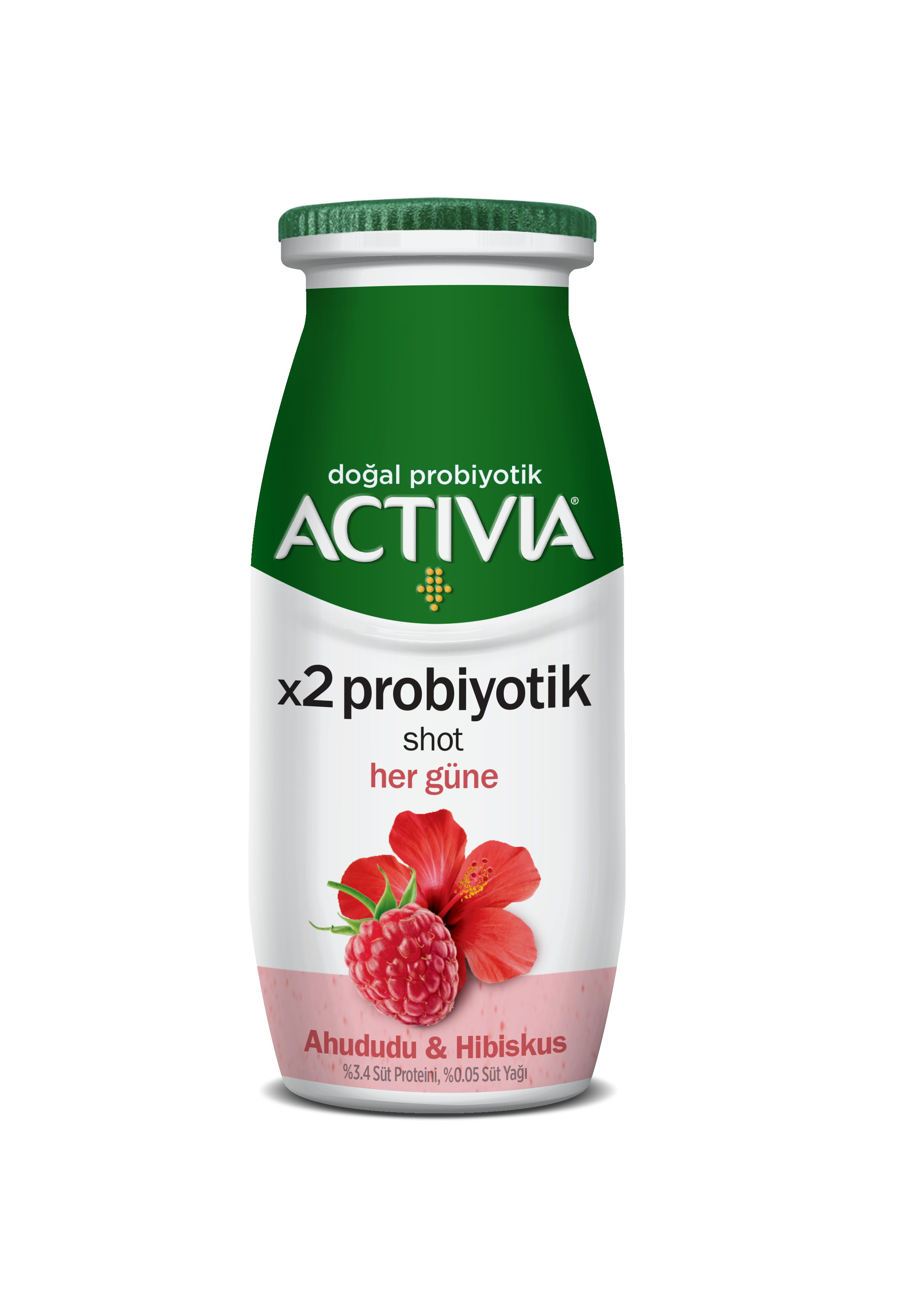 Activia x2 Probiyotik Ahududu&Hibisküs Shot 80 Ml