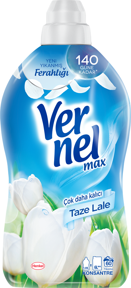 Vernel Max Taze Lale Konsantre Yumuşatıcı 1440 Ml