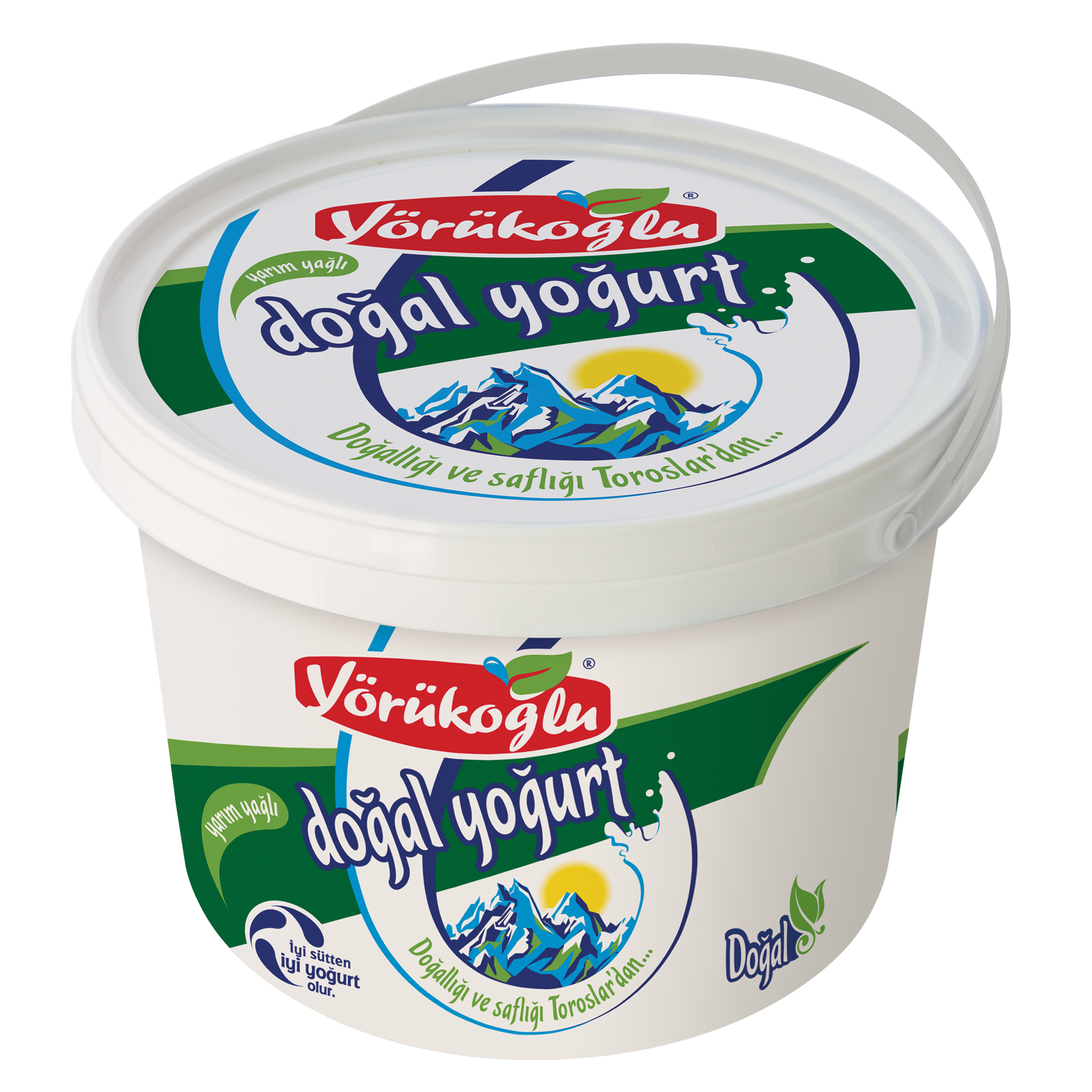 Yörükoğlu Yarım Yağlı Homojenize Yoğurt 2000 Gr