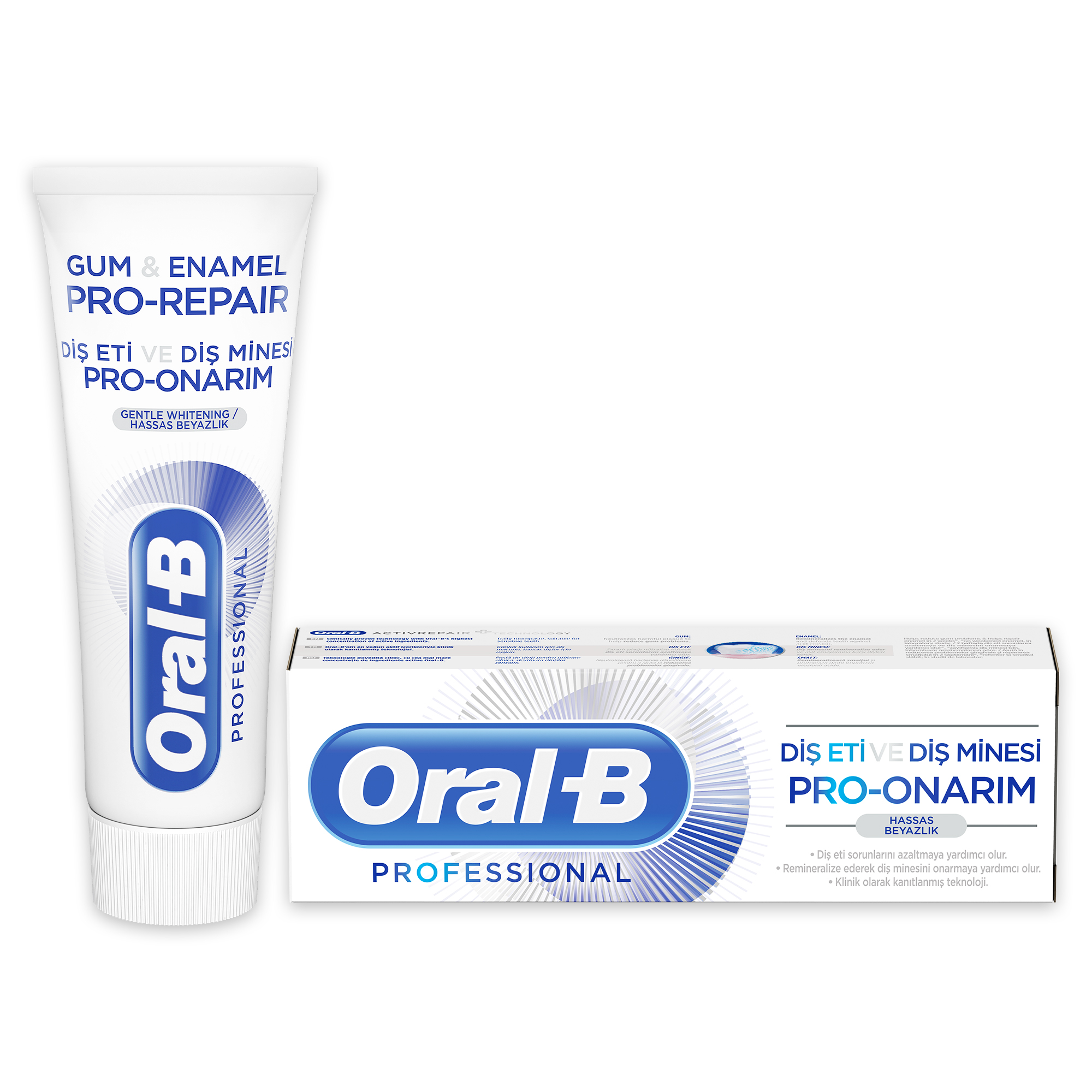 Oral-B Professional Diş Eti ve Diş Minesi Pro-Onarım Hassas Beyazlatıcı 75 Ml