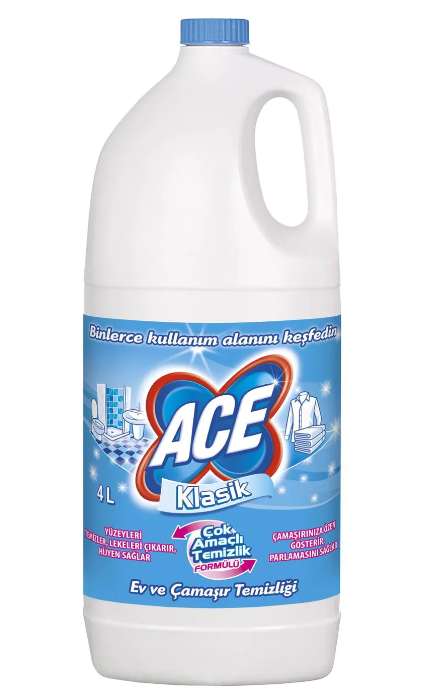 Ace Klasik Çamaşır Suyu 4 Lt