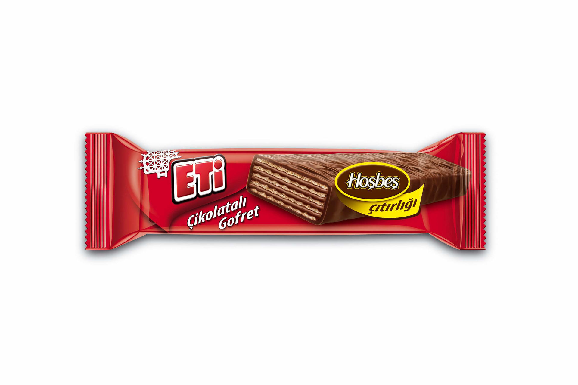 Eti Sütlü Çikolata Kaplı Fındık Kremalı Gofret 34 Gr