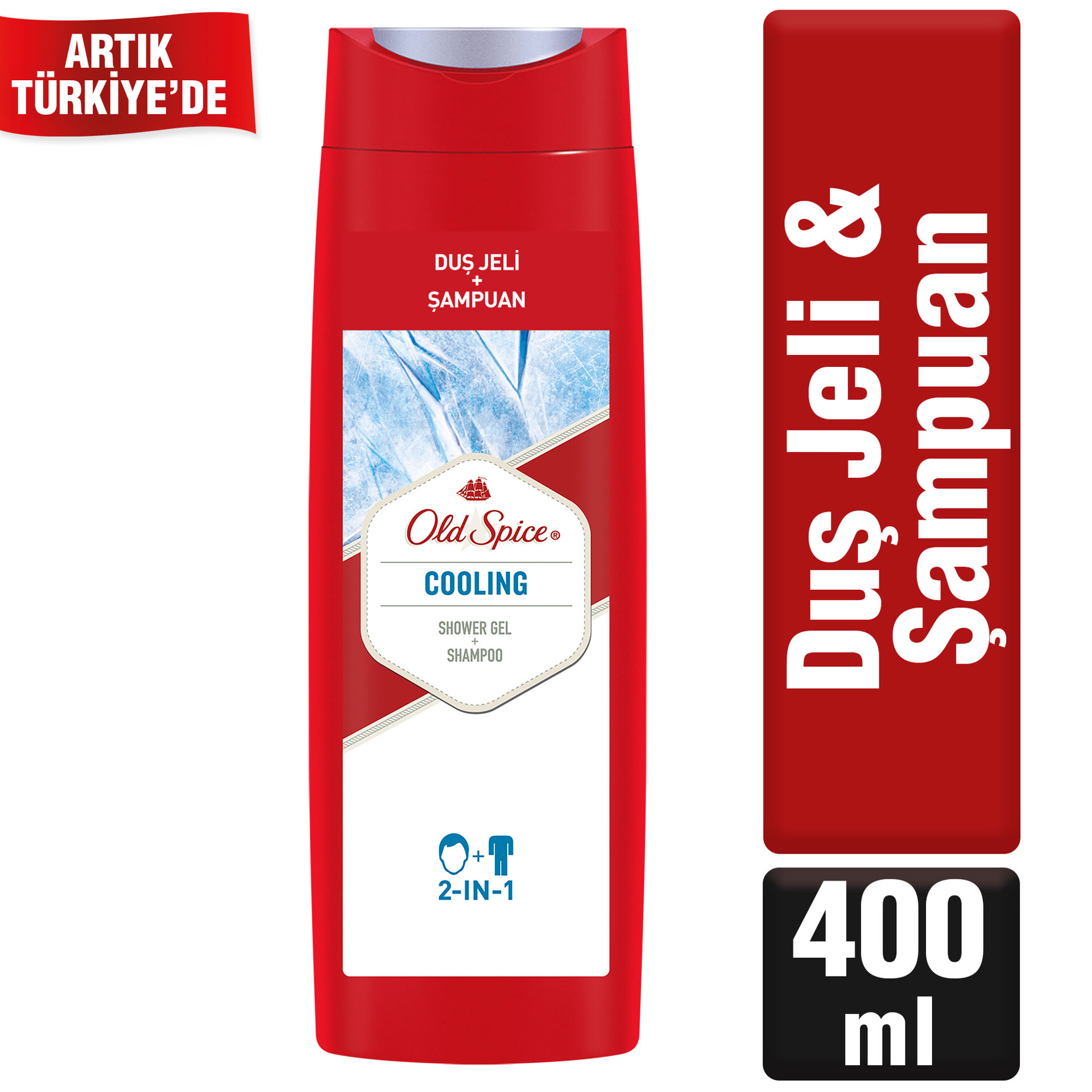 Old Spice Cooling Duş Jeli&Şampuan 400 Ml