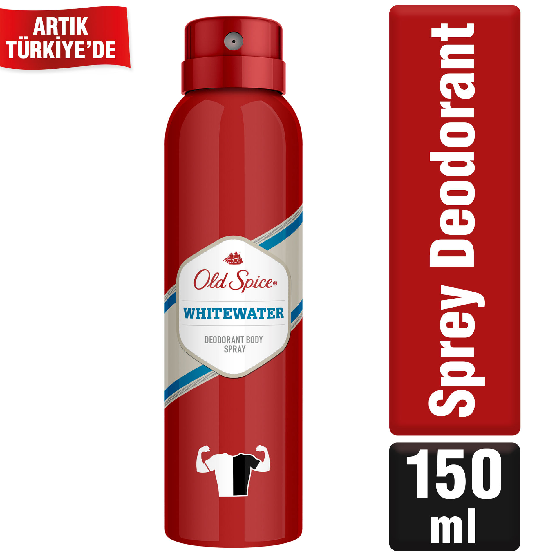 Old Spice Whitewater Sprey Deodorant 150 Ml