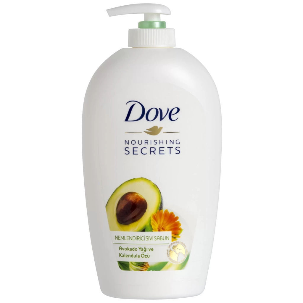 Dove Avokado Yağı ve Kalendula Özlü Nemlendiricili Sıvı Sabun 450 Ml