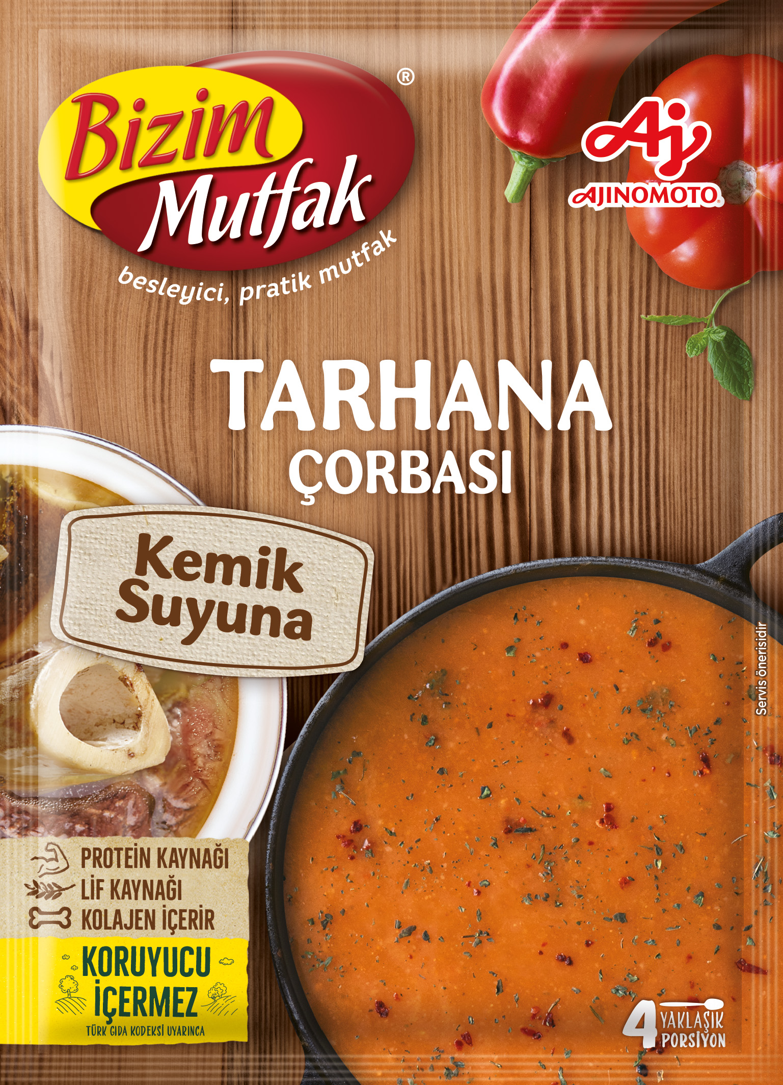 Bizim Mutfak Kemik Suyuna Tarhana Çorbası 65 Gr