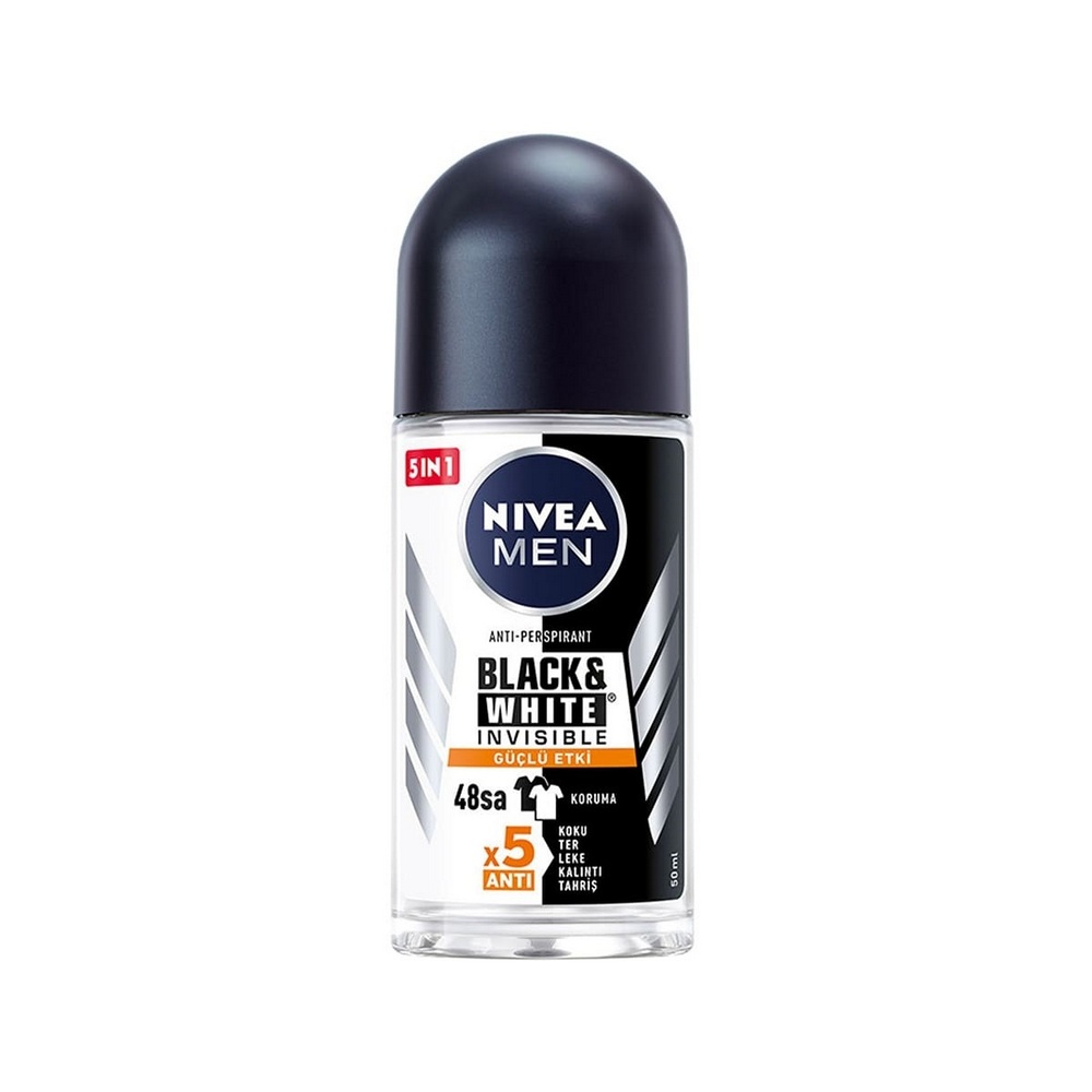 Nivea Men Invisible Black&White Güçlü Etki Roll-On 50 ML