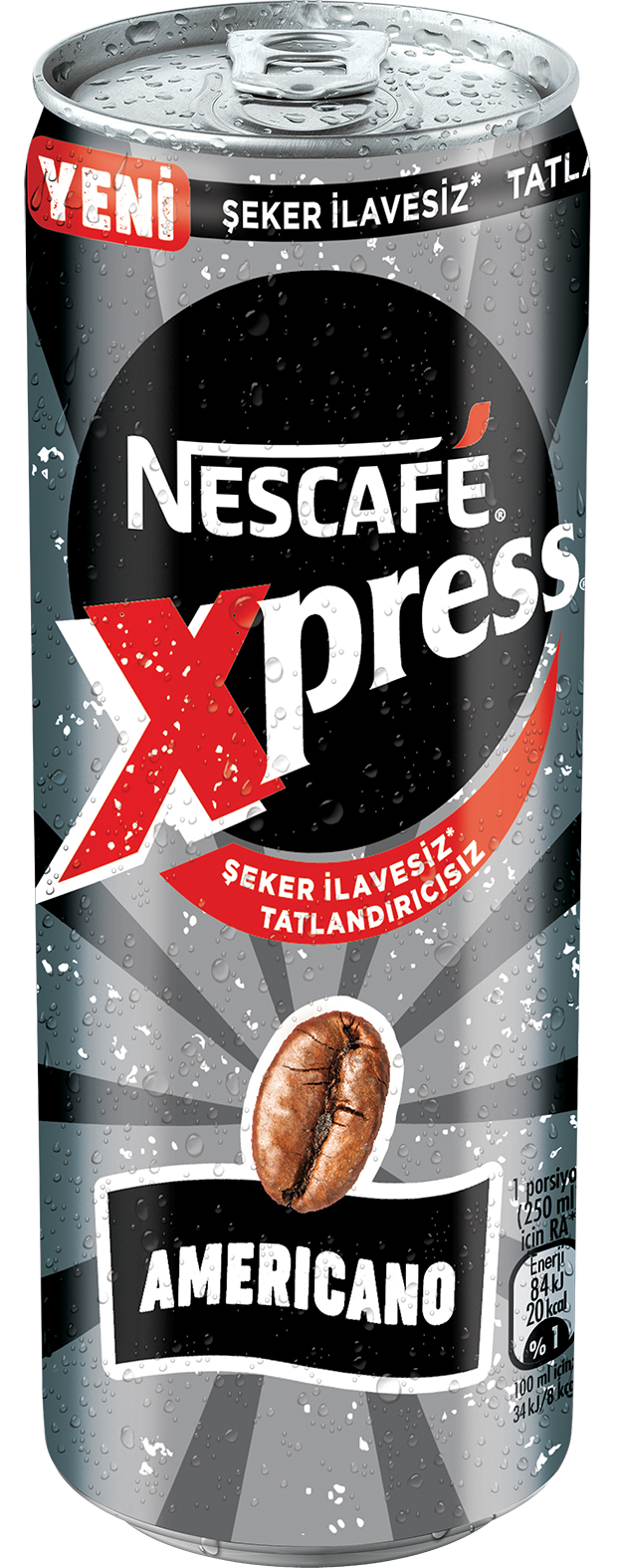 Nescafe Xpress Şekersiz Americano 250 Ml