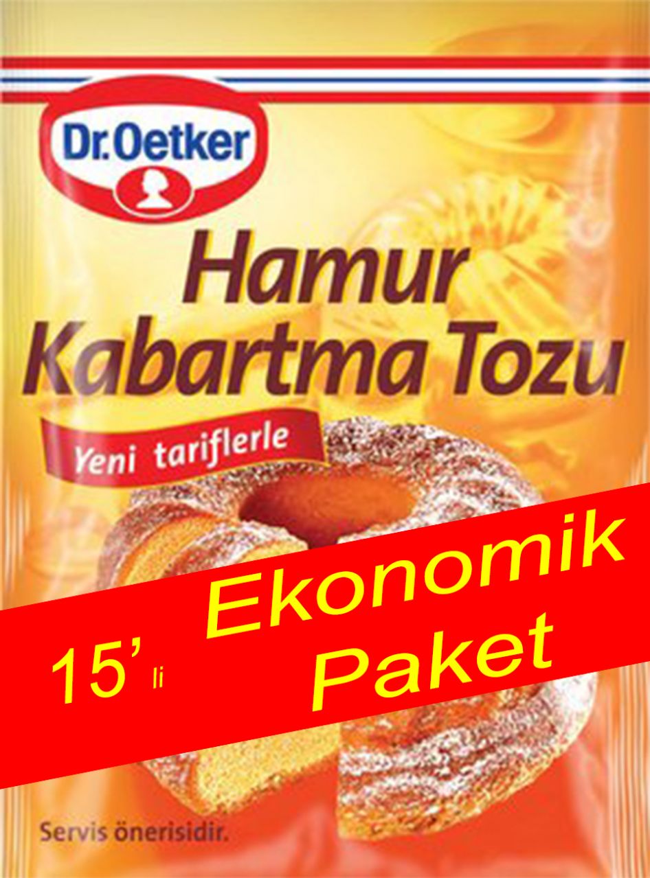 Dr.Oetker Hamur Kabartma Tozu 15'li