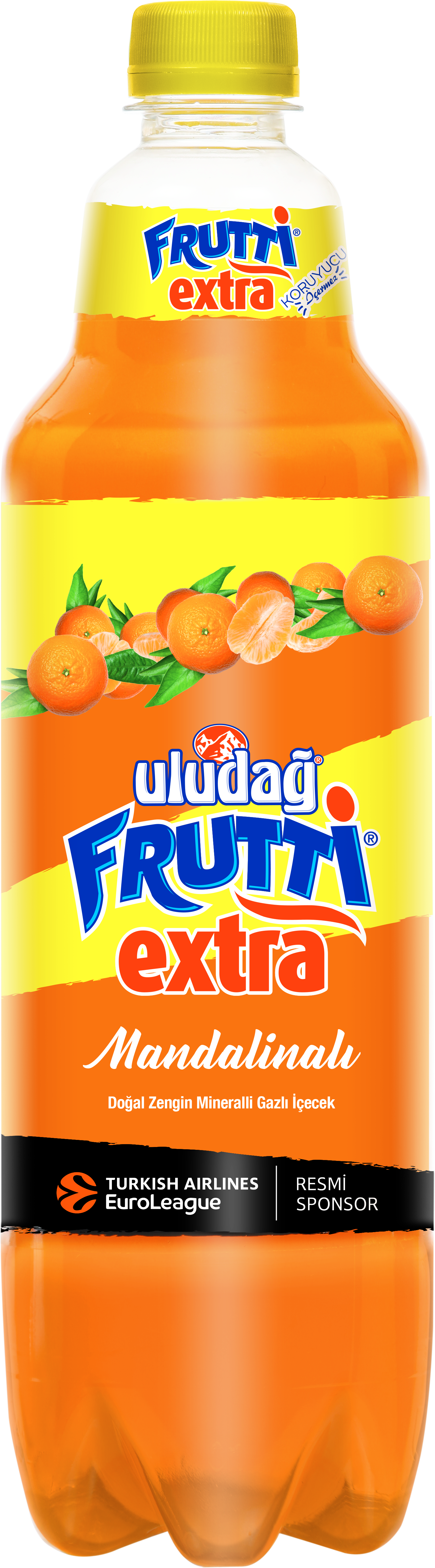 Uludağ Frutti Extra Mandalina Aromalı Maden Suyu 1 Lt