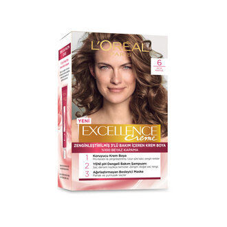 L'Oreal Paris Excellence Creme Açık Kahve 6 Saç Boyası