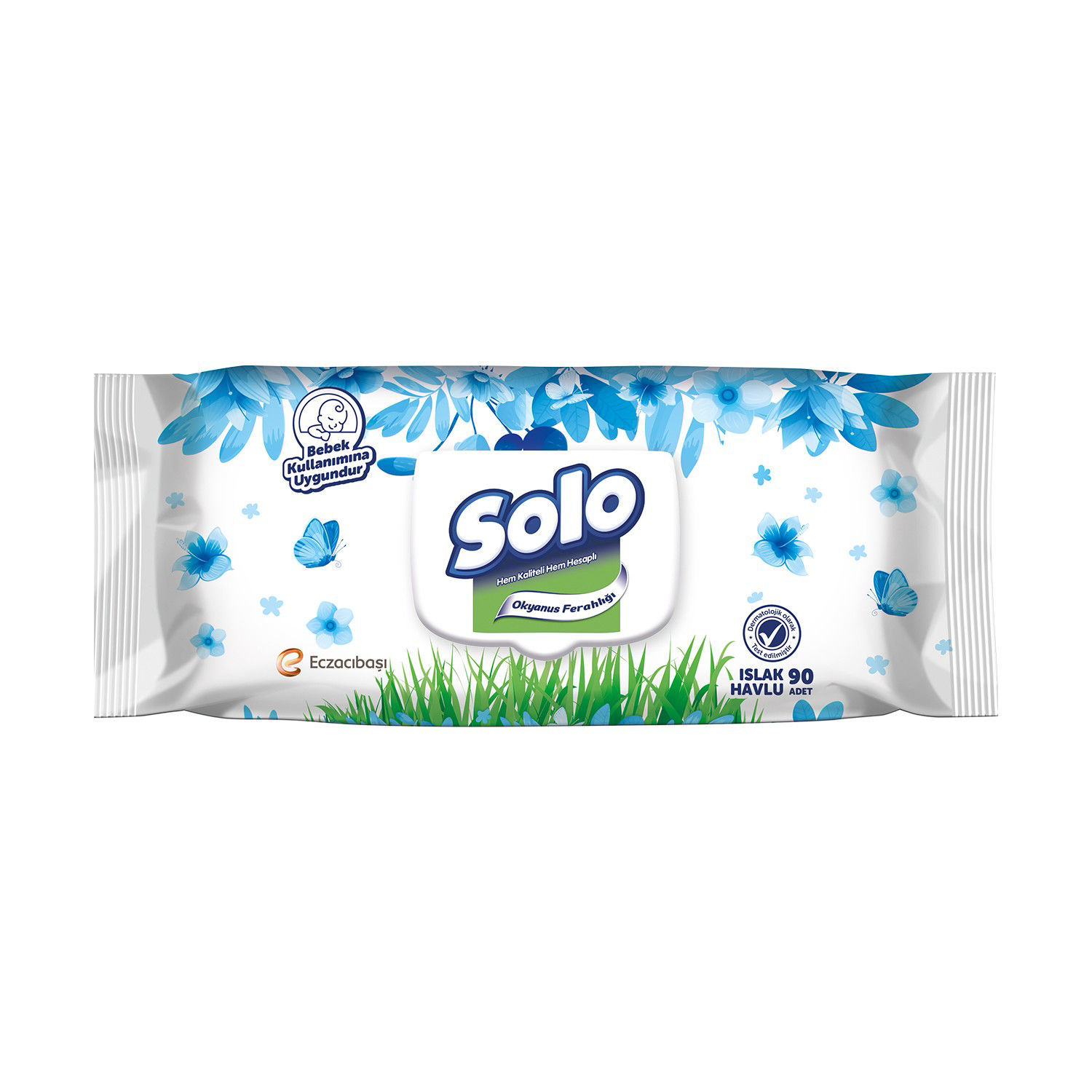 Solo Okyanus Ferahlığı Islak Havlu 90'lı