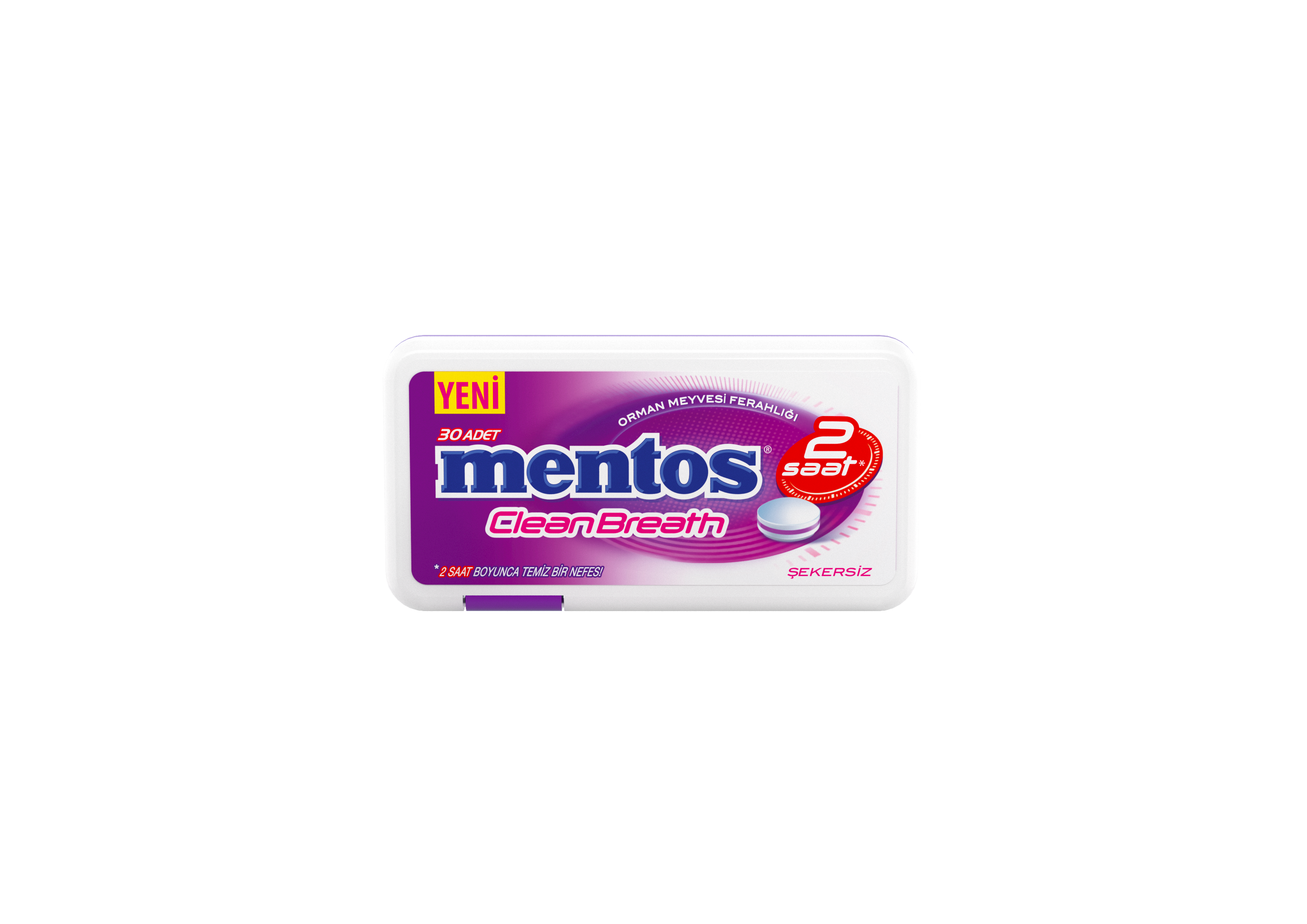 Mentos Clean Breth Meyveli Şeker 21 Gr