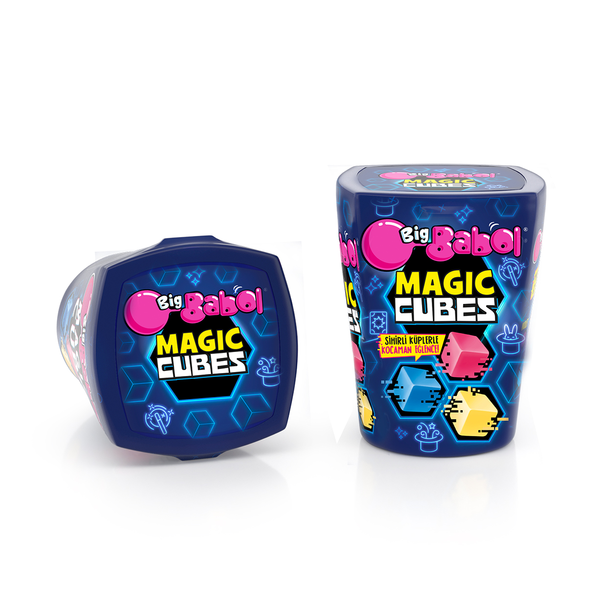 Big Babol Magic Cubes Karışık Meyveli Kutu