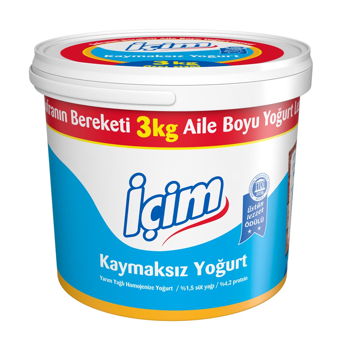 İçim Yarım Yağlı Yoğurt 3000 Gr