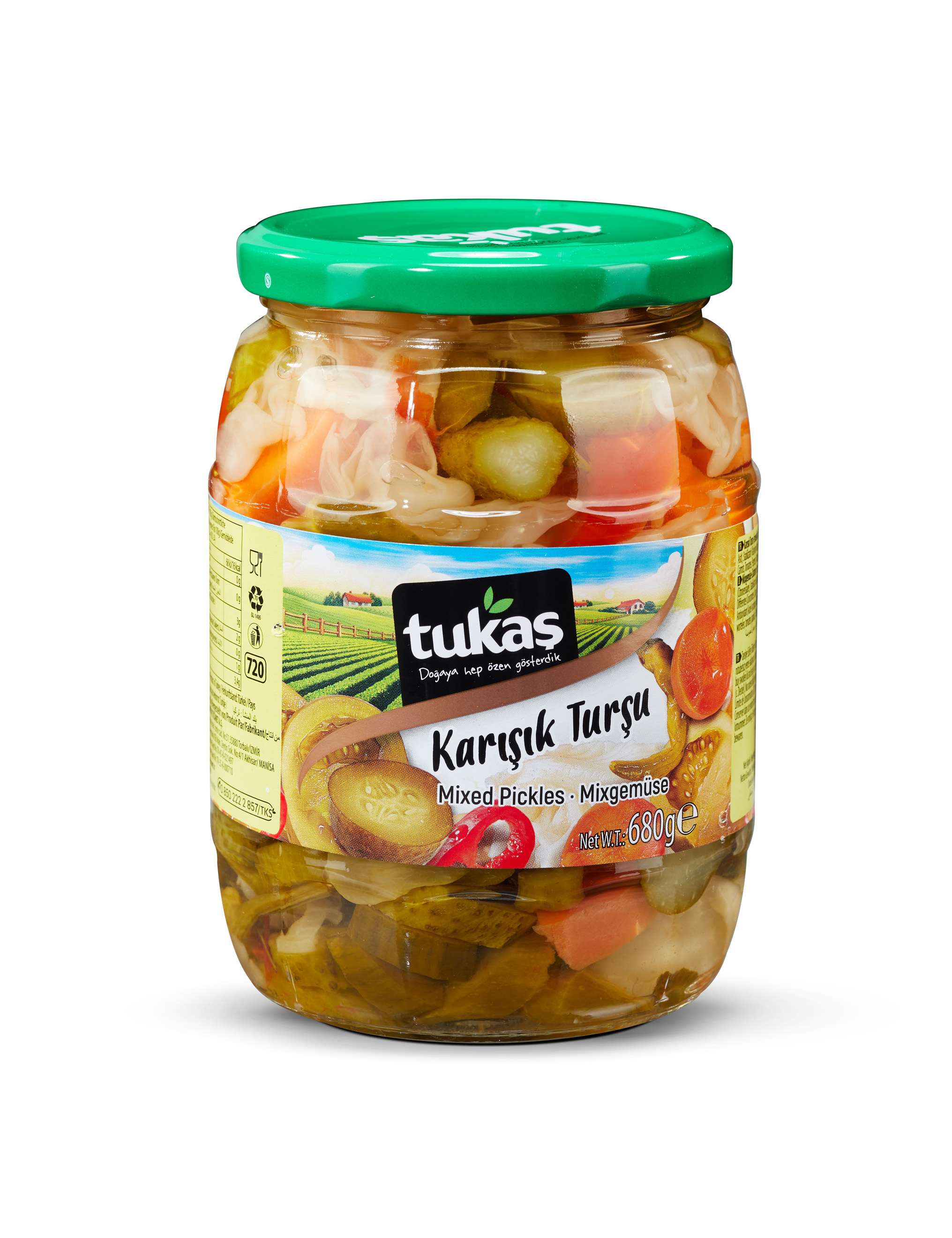 Tukaş Karışık Turşu 680 Gr