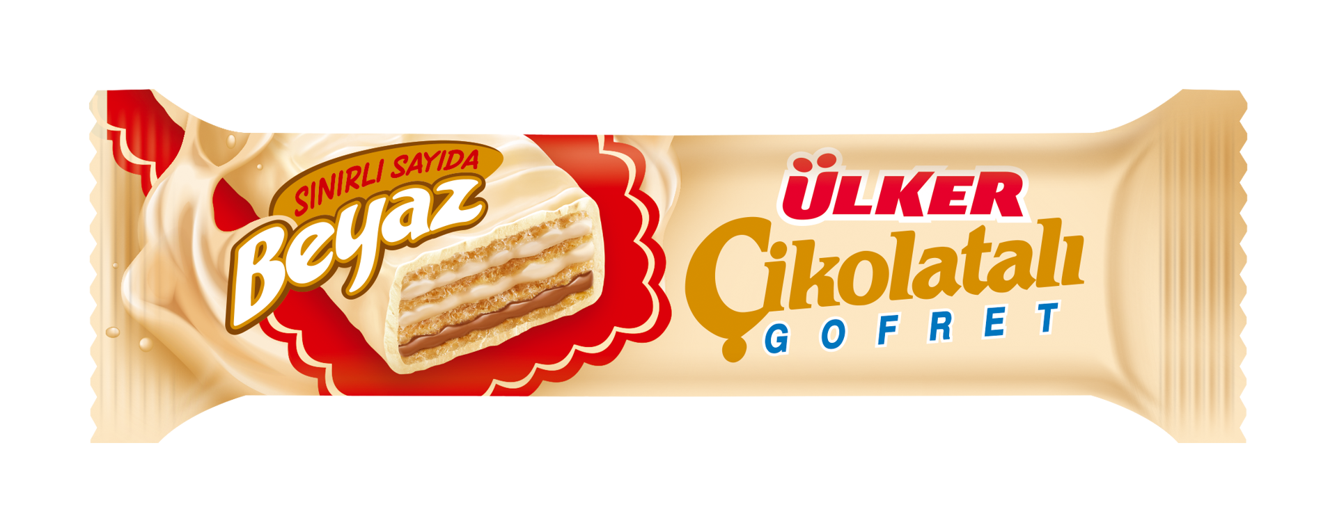Ülker Beyaz Çikolatalı Gofret 35 Gr