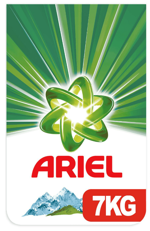 Ariel Parlak Renkler Renkliler İçin Toz Çamaşır Deterjanı 7 Kg