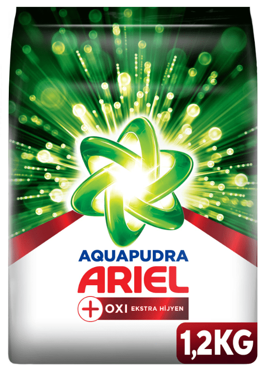 Ariel Oxi Leke Çıkarıcı Etkili Toz Çamaşır Deterjanı 8 Yıkama 1,2 Kg