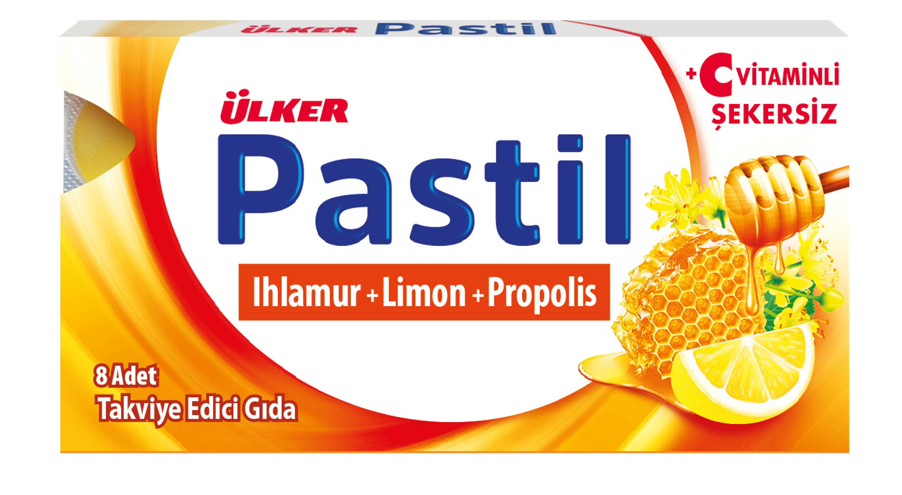 Ülker Pastil Ihlamur+Limon+Propolis 8'li 22,4 Gr