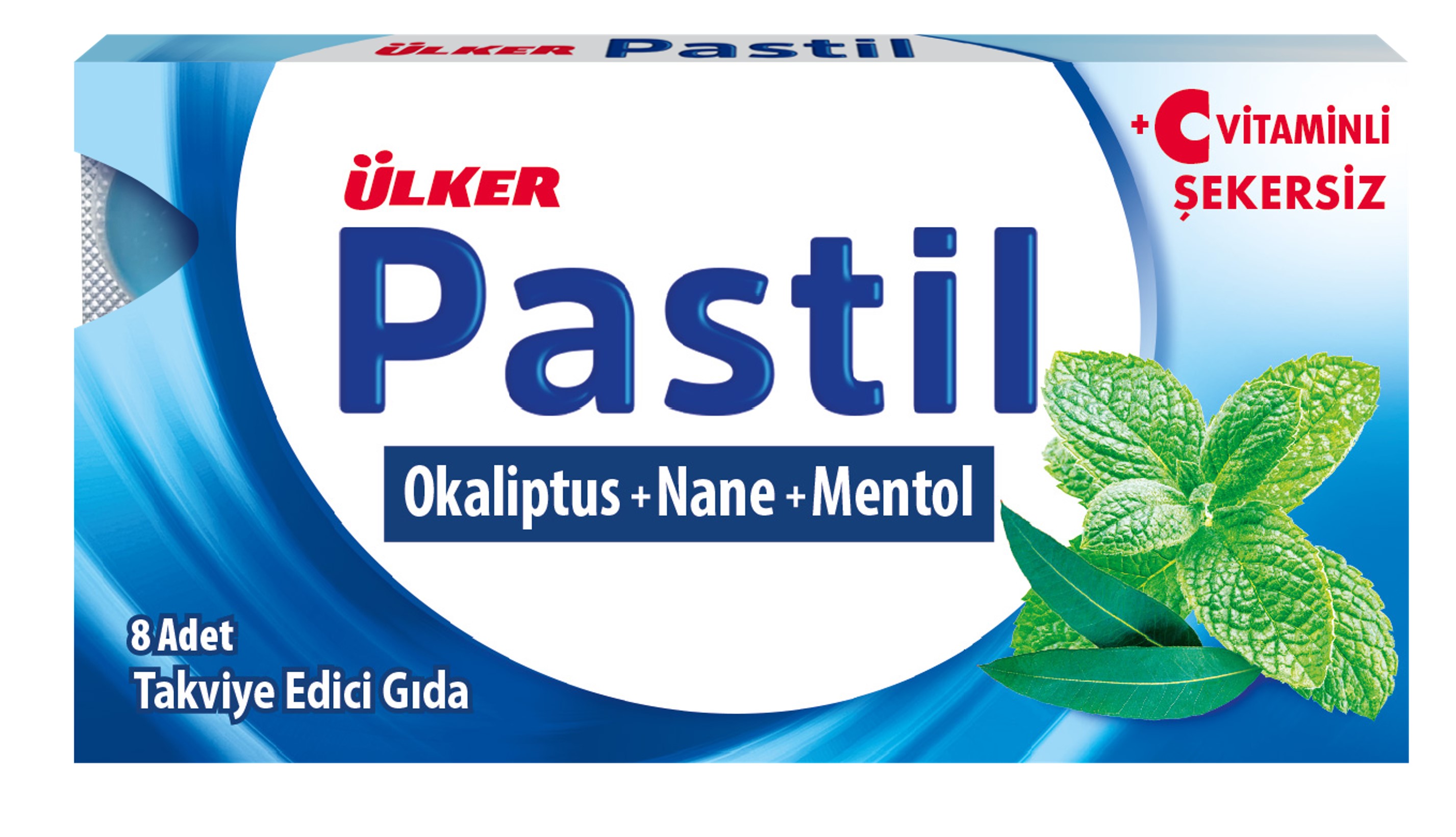 Ülker Pastil Okaliptus+Nane+Mentol 8'li 22,4 Gr