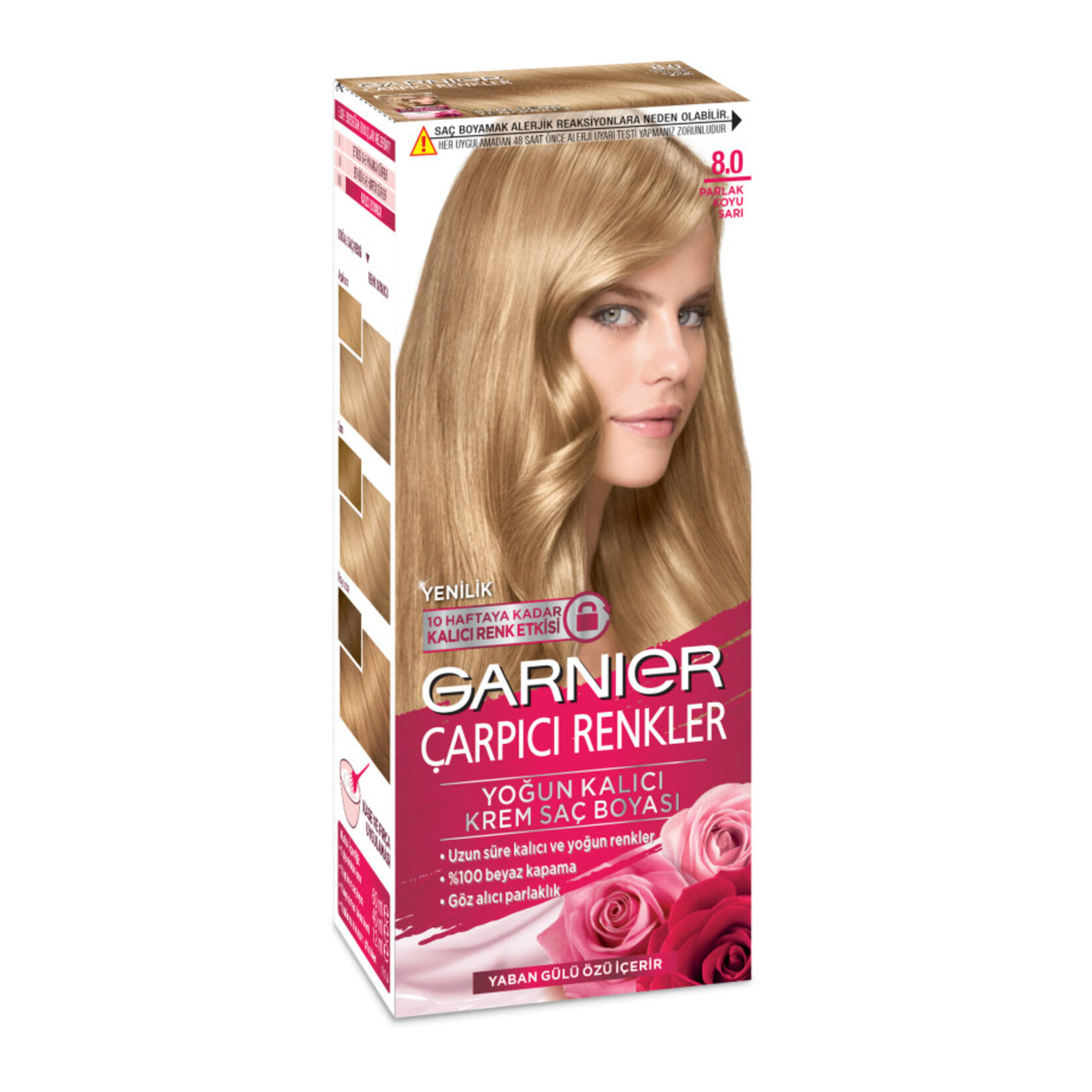 Garnier Çarpıcı Renkler 8.0 Parlak Koyu Sarı Saç Boyası