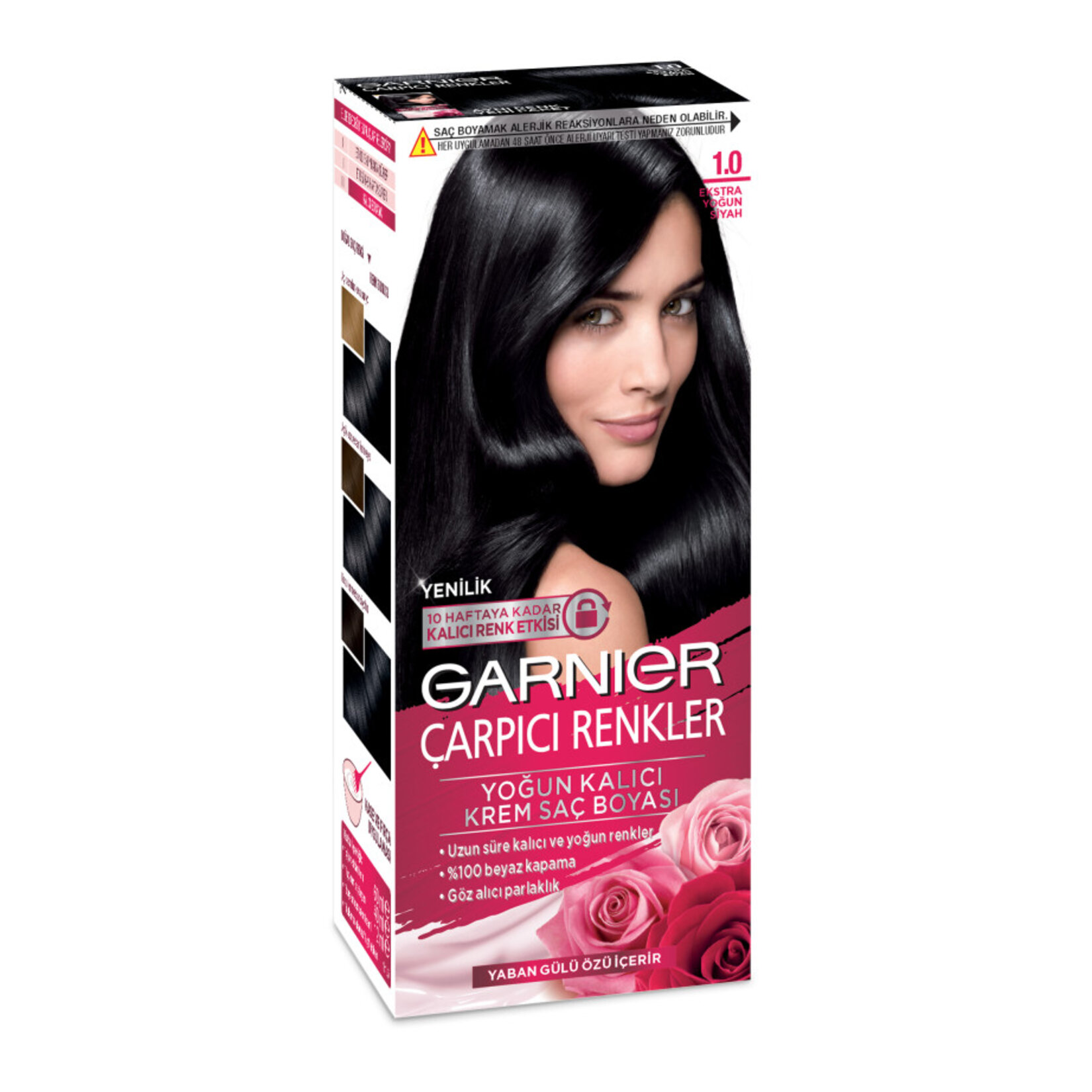 Garnier Çarpıcı Renkler 1.0 Ekstra Yoğun Siyah Saç Boyası